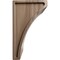 Ekena Millwork 3"W x 3 1/2"D x 6"H Small Lawson Wood Corbel, Walnut CORW03X03X06LWWA - alternate 3